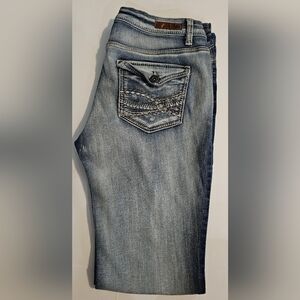 l.e.i Ashley low rise slim boot size 7 regular women